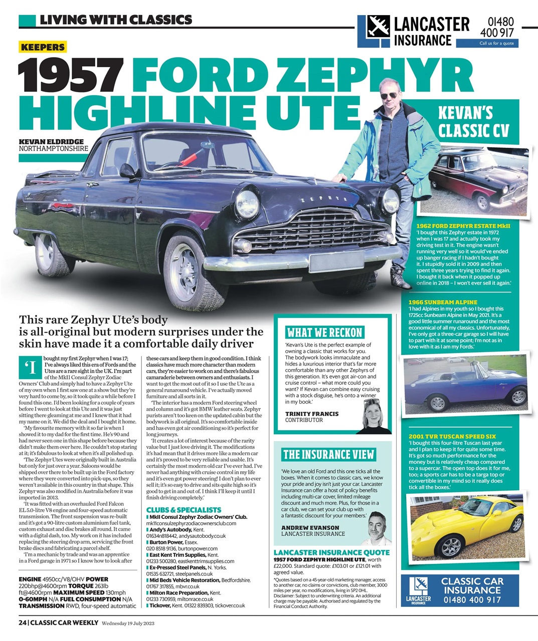 Classic Car Weekly Preview Pages