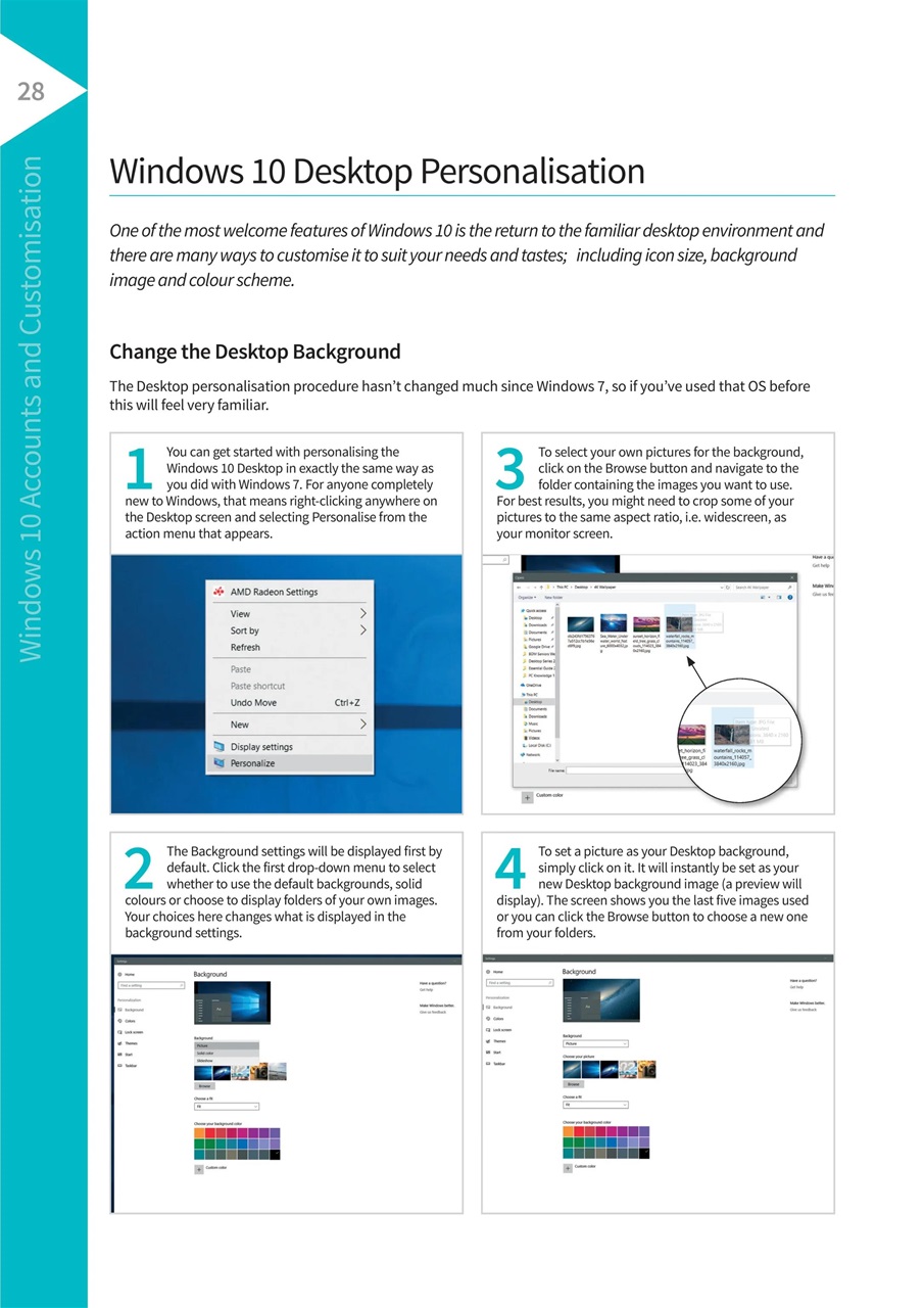 Windows 10 The Complete Manual Preview Pages