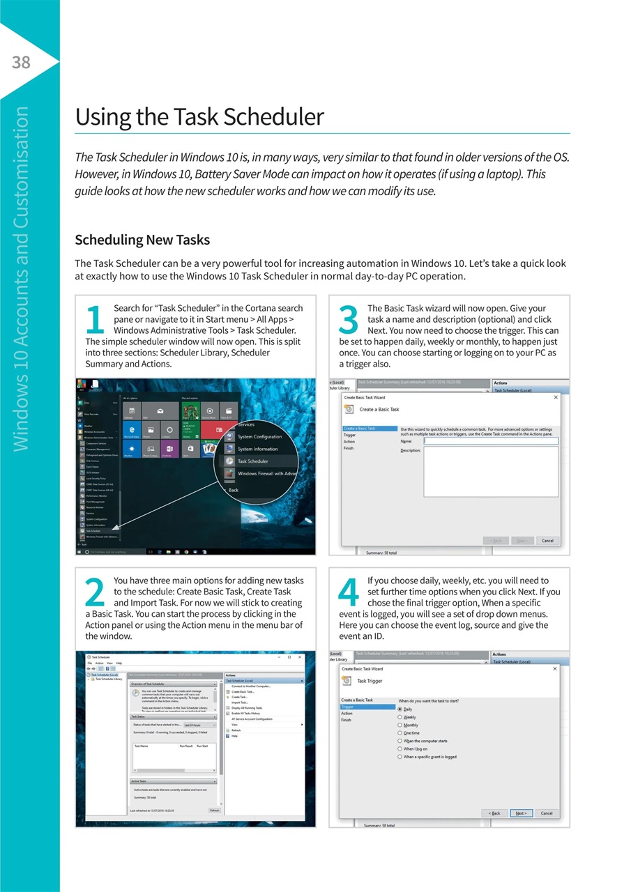 Windows 10 The Complete Manual Preview Pages