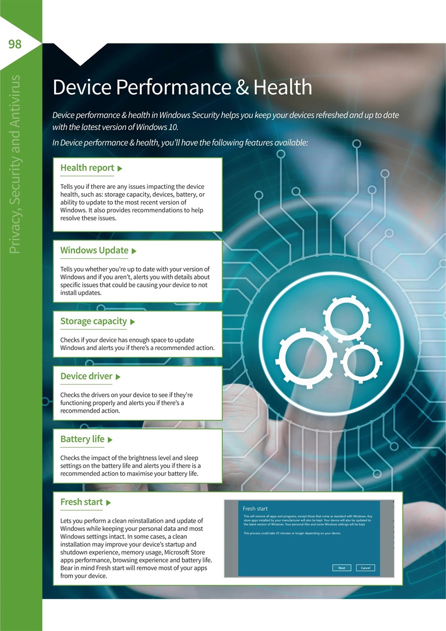 Windows 10 The Complete Manual Preview Pages