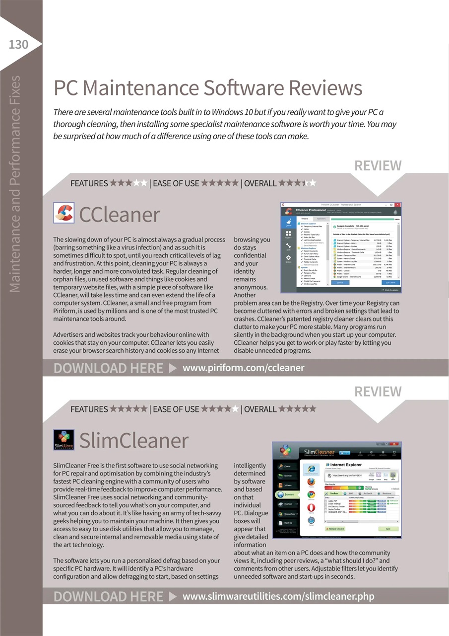 Windows 10 The Complete Manual Preview Pages
