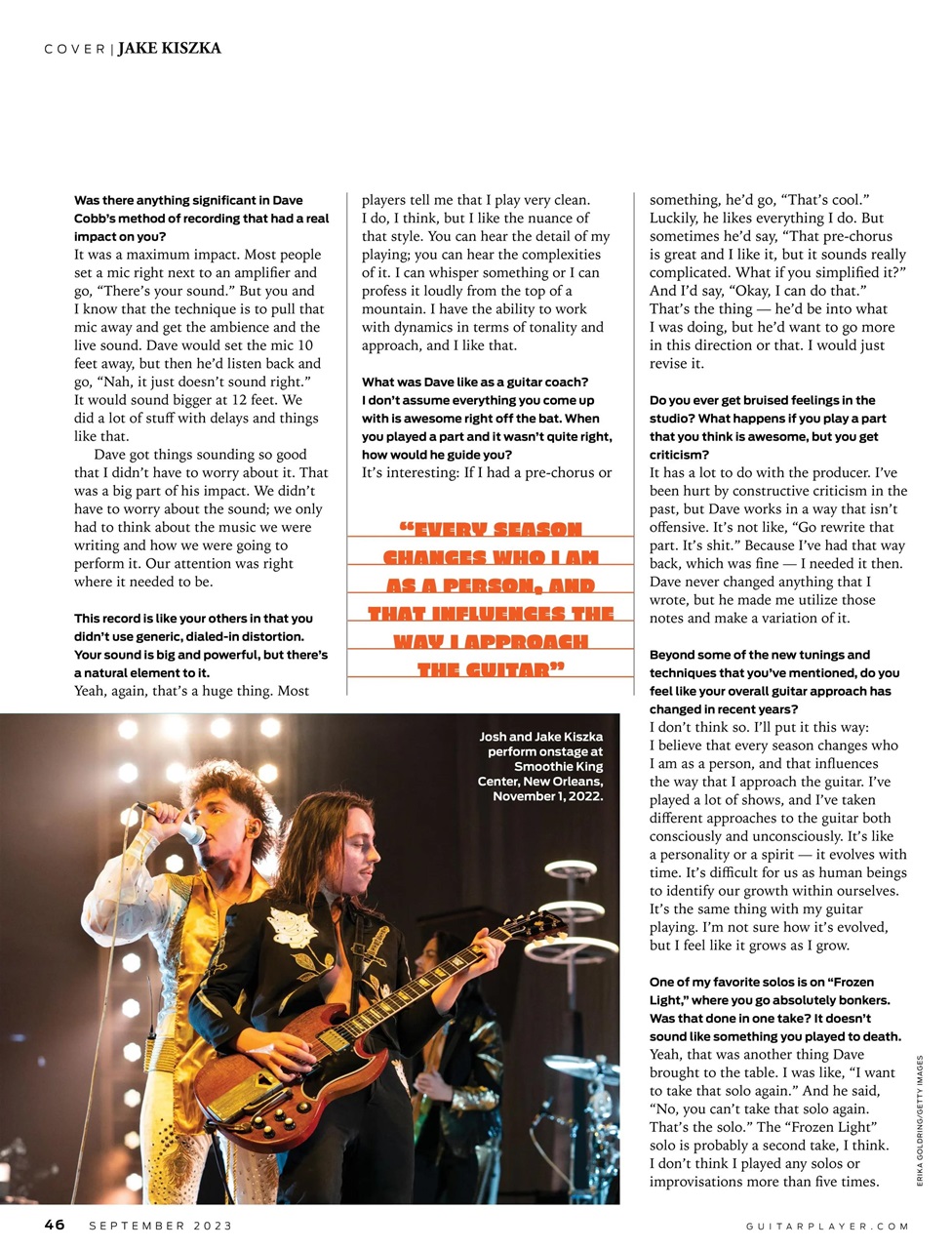 Guitar Player Preview Pages
