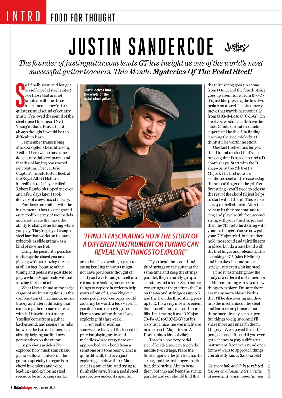 Guitar Techniques Preview Pages