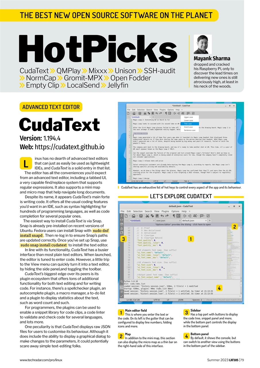 Linux Format Preview Pages
