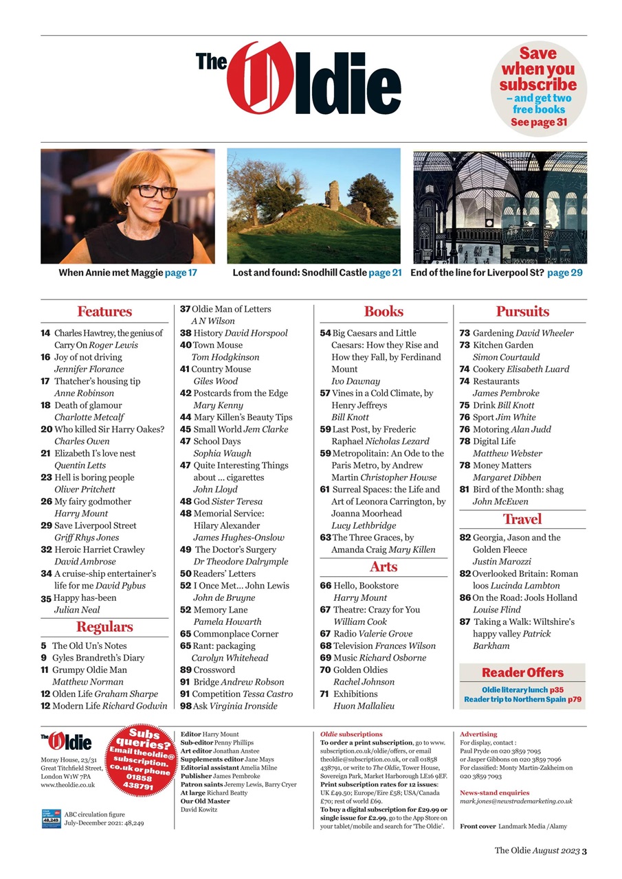 The Oldie Preview Pages