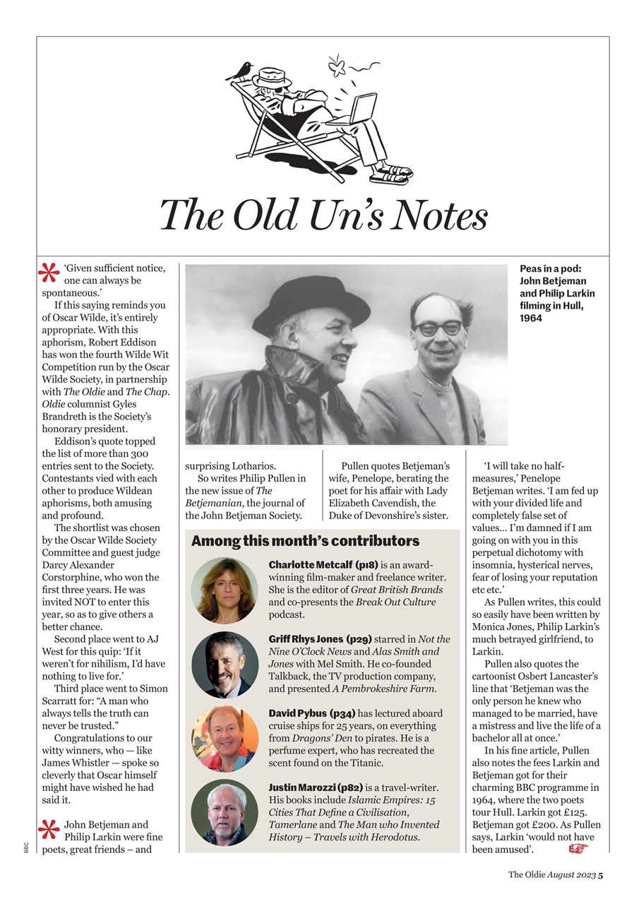 The Oldie Preview Pages