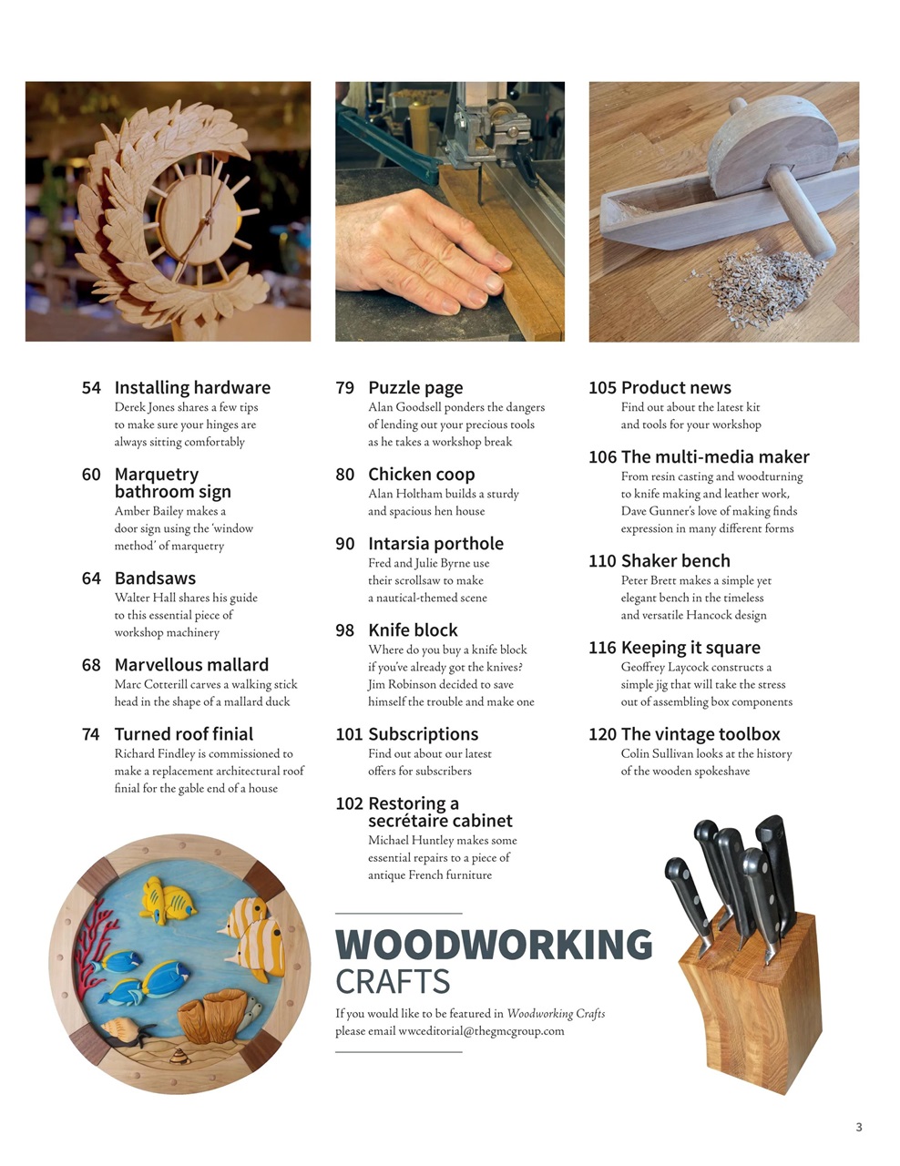 Woodworking Crafts Magazine Preview Pages