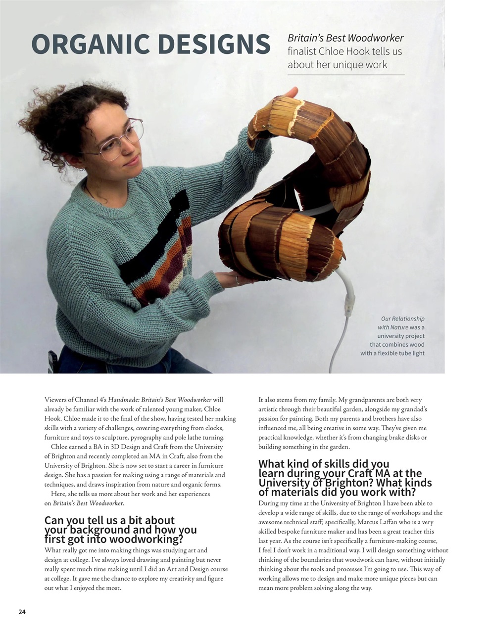 Woodworking Crafts Magazine Preview Pages