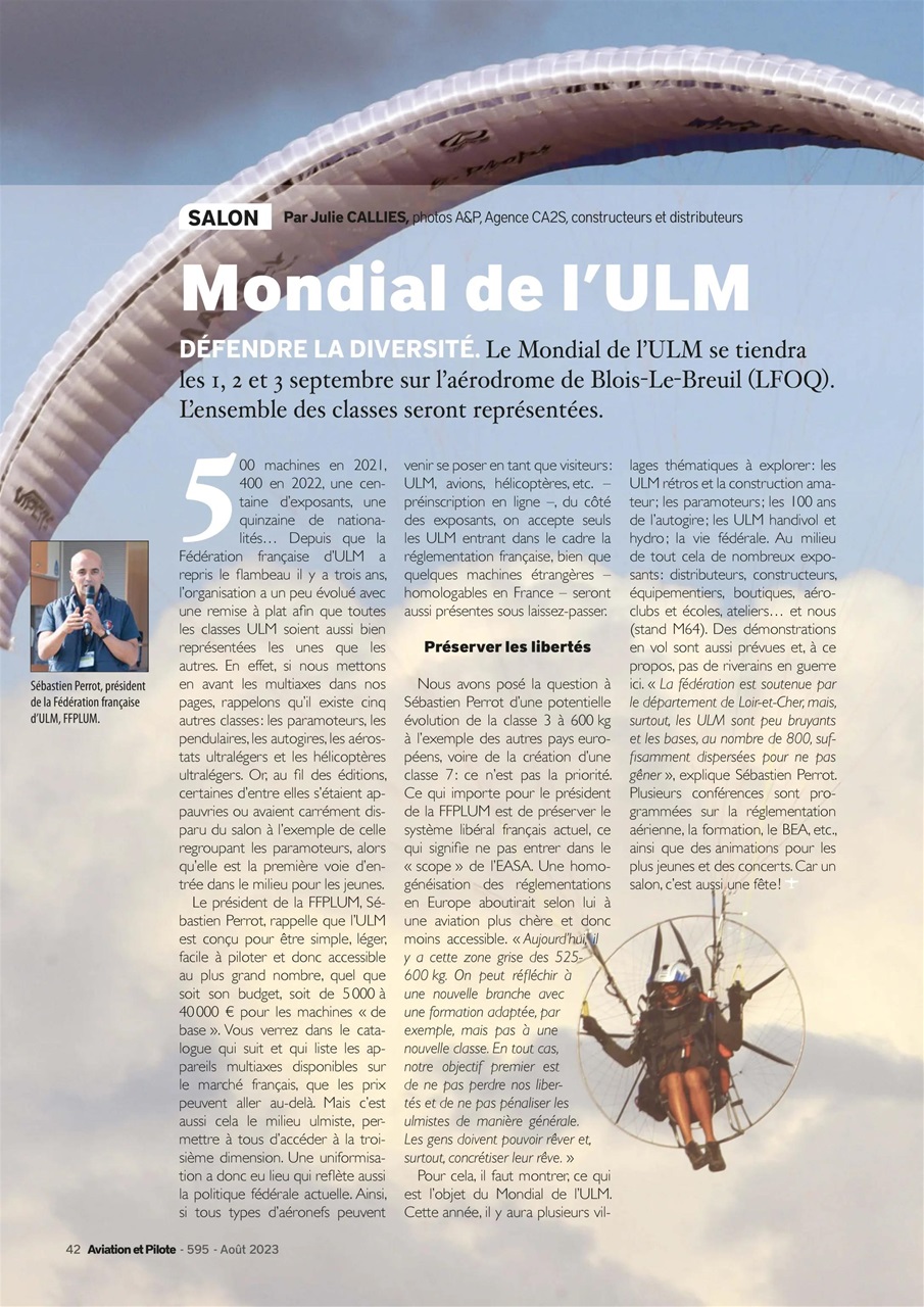 Aviation et Pilote Preview Pages
