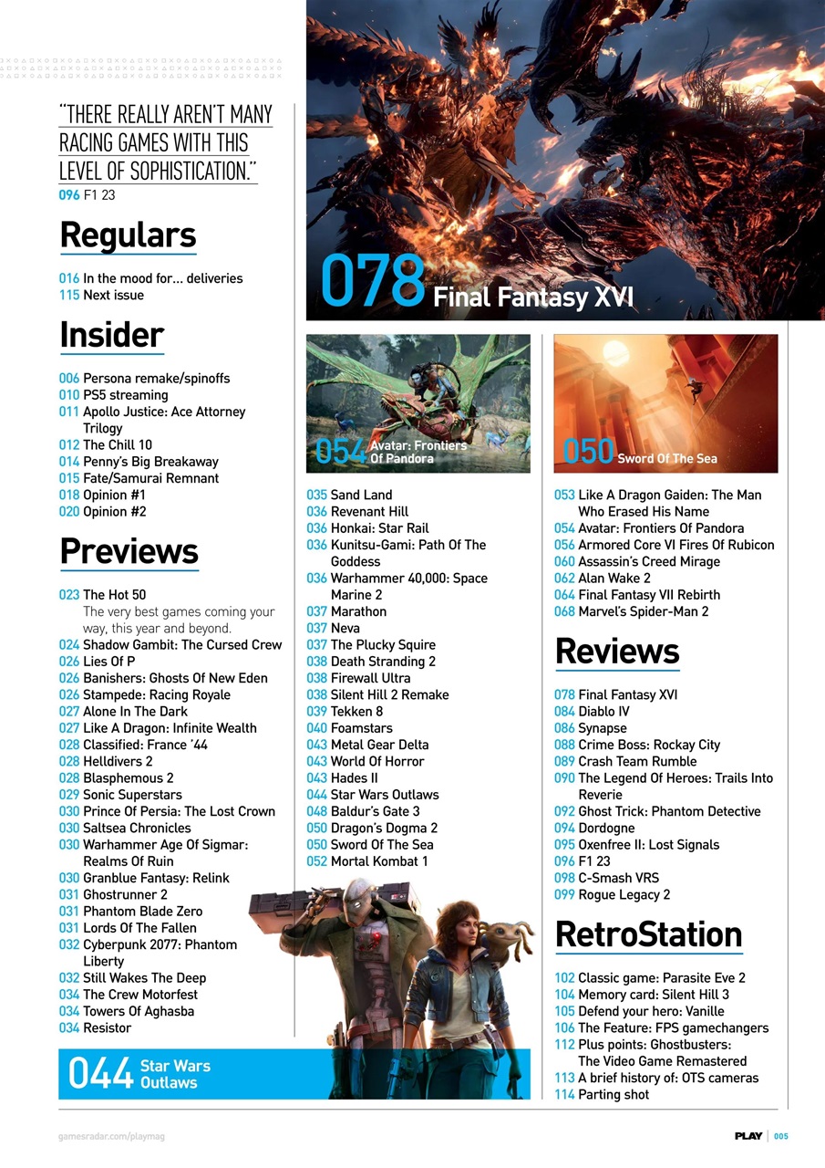 PLAY Magazine Preview Pages