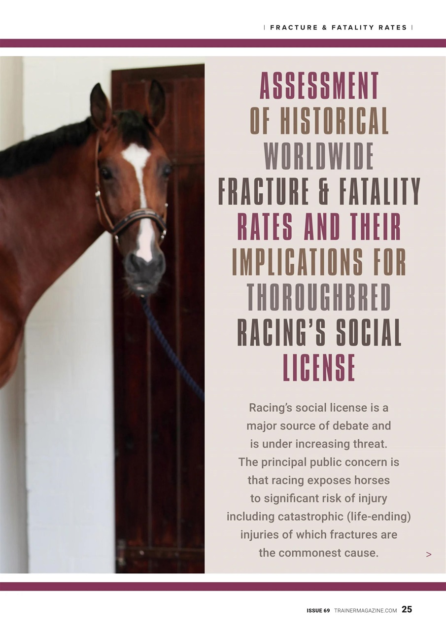 North American Trainer Magazine - horse racing Preview Pages