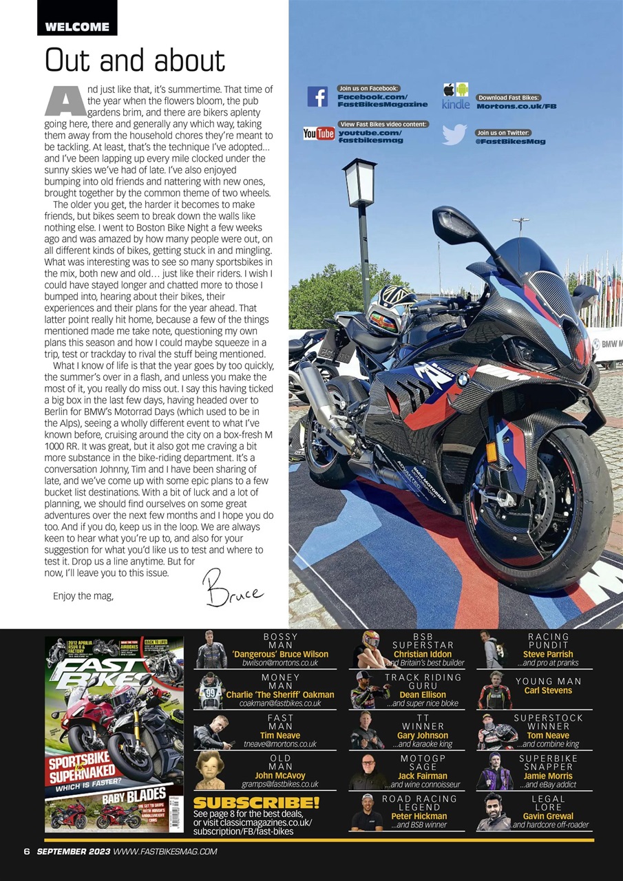 Fast Bikes Preview Pages