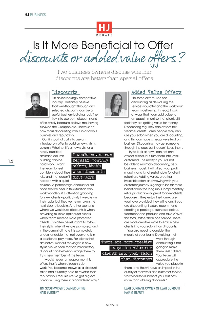 Hairdressers Journal Preview Pages