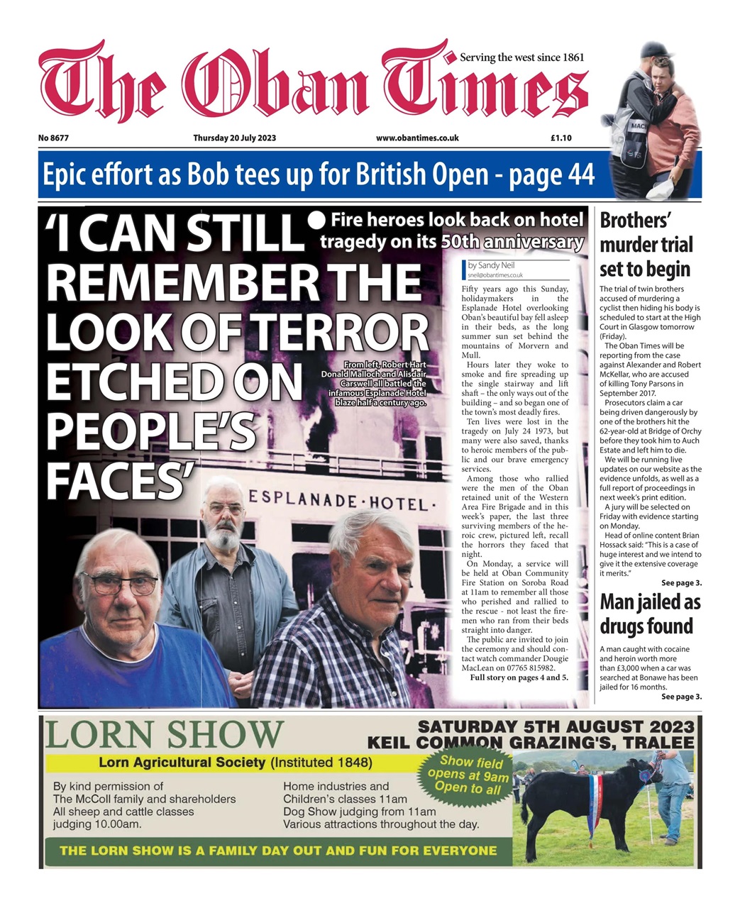 The Oban Times & Lochaber Times Preview Pages
