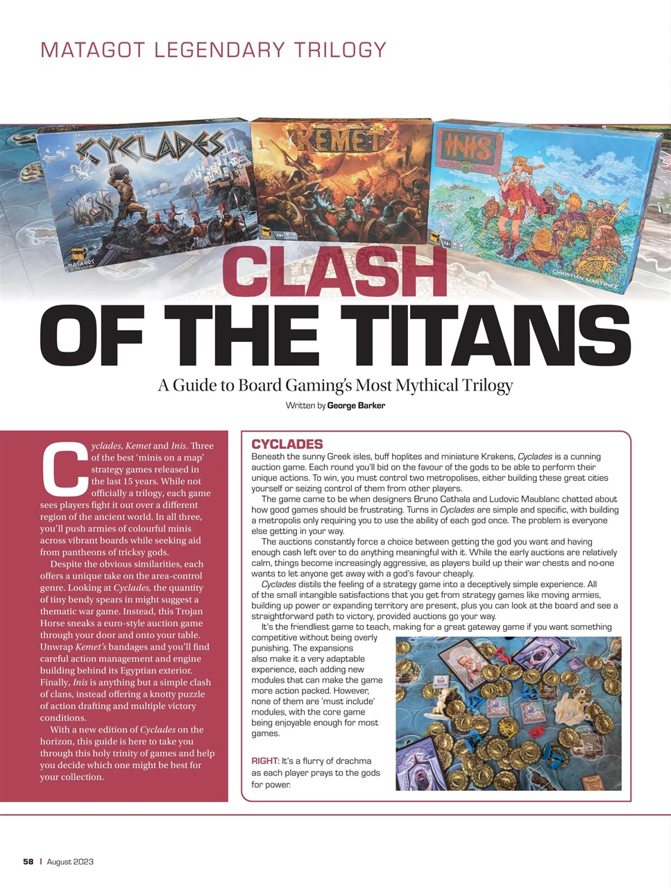 Tabletop Gaming Preview Pages