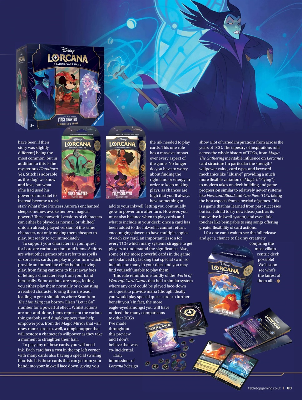 Tabletop Gaming Preview Pages