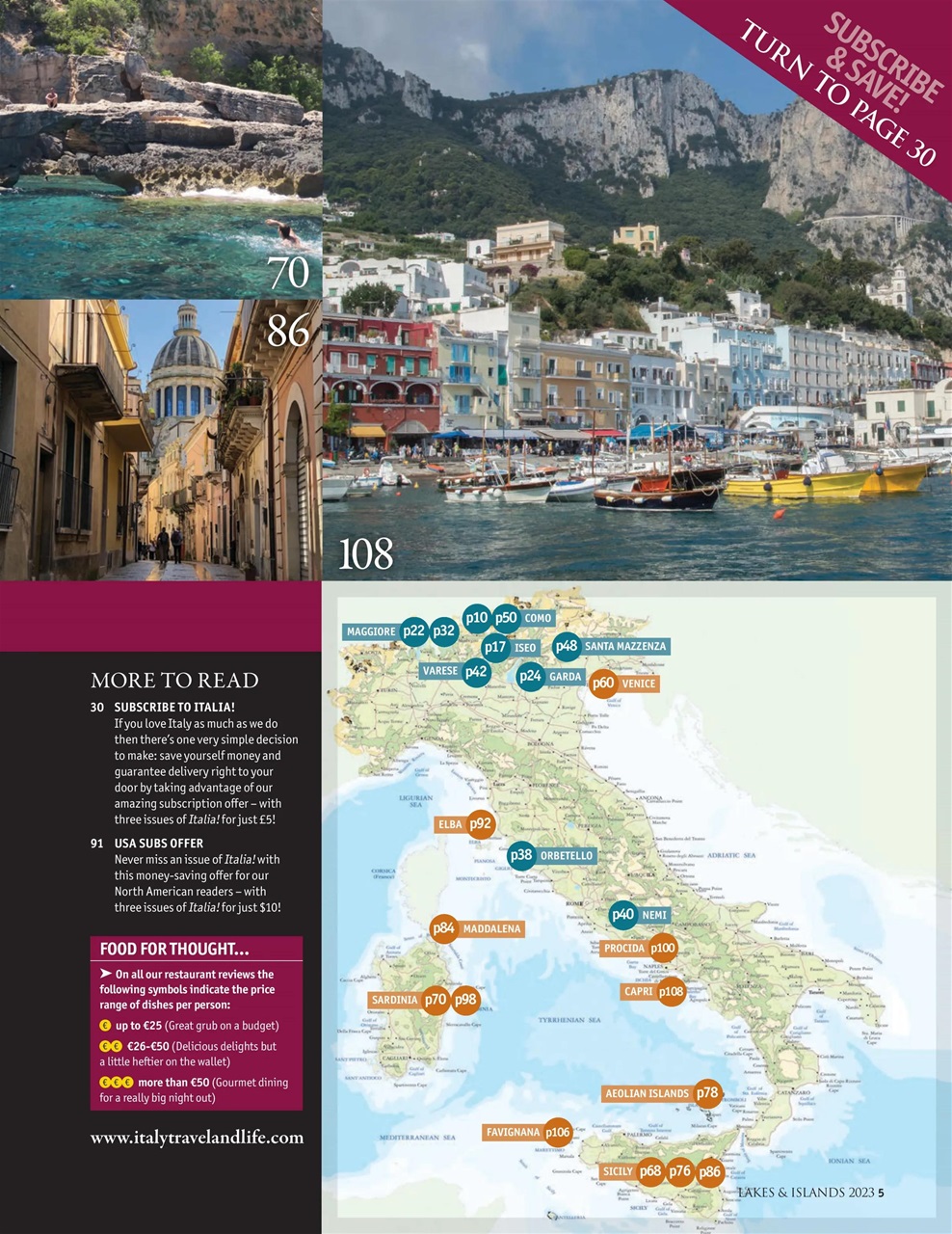 Italia! Guide Preview Pages