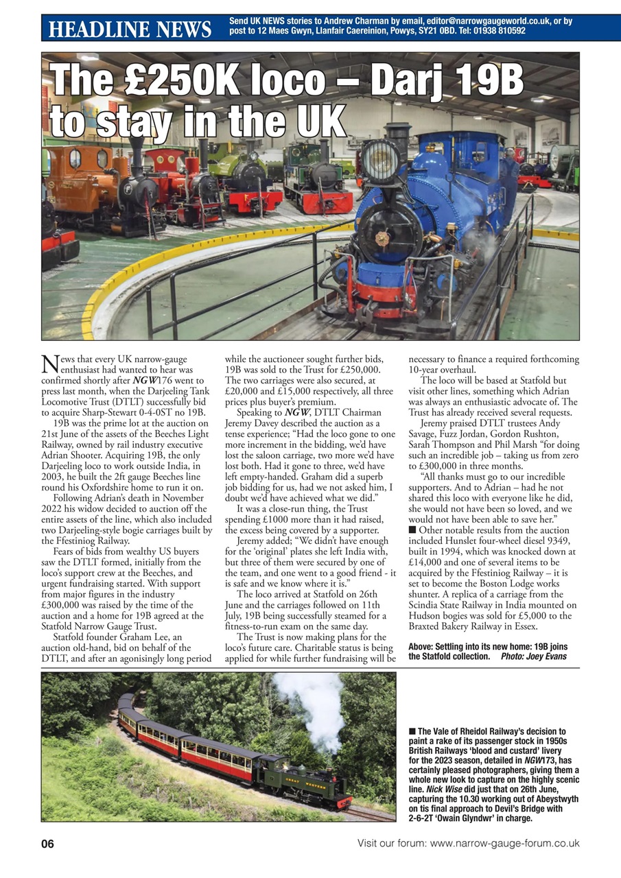 Narrow Gauge World Preview Pages