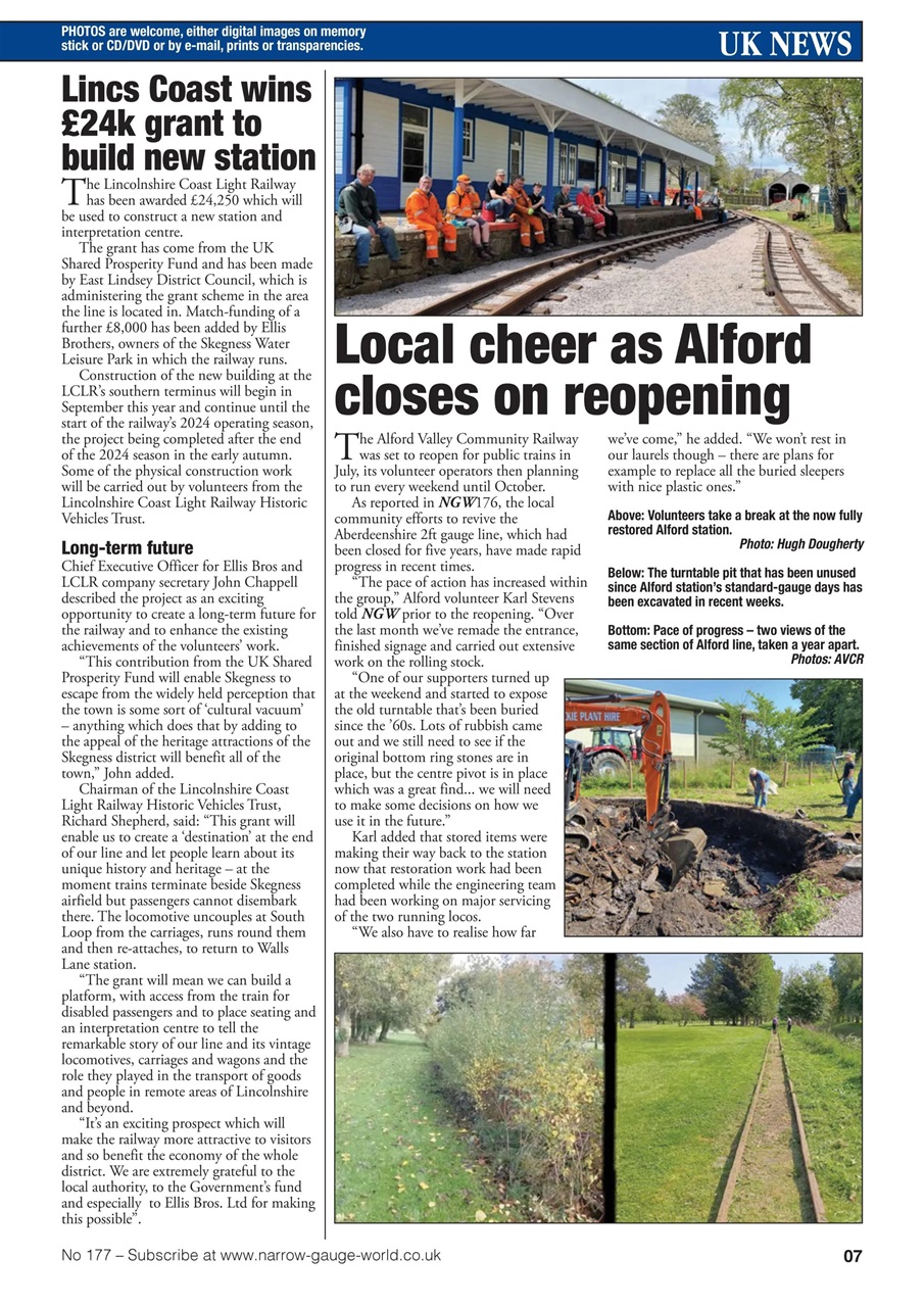 Narrow Gauge World Preview Pages