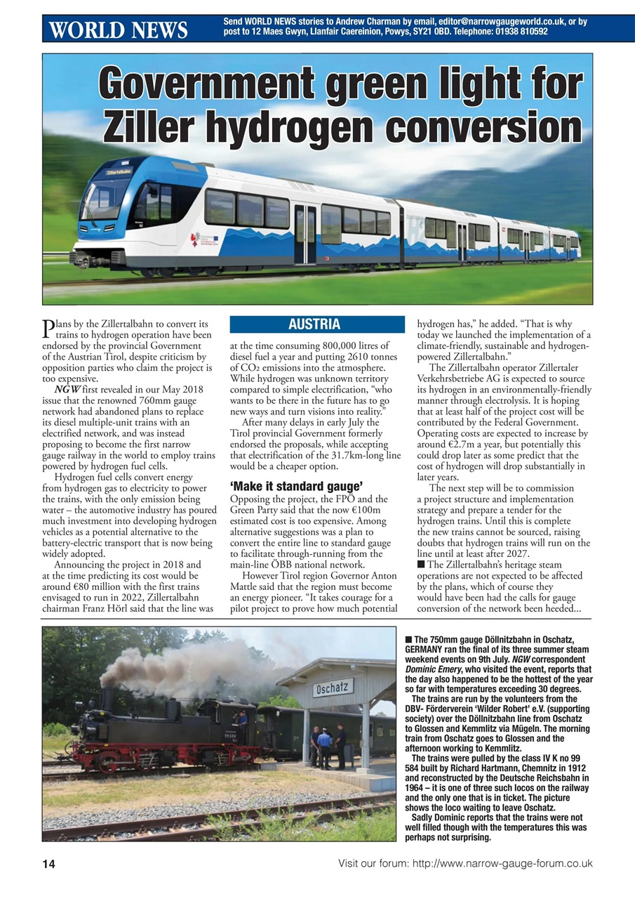 Narrow Gauge World Preview Pages