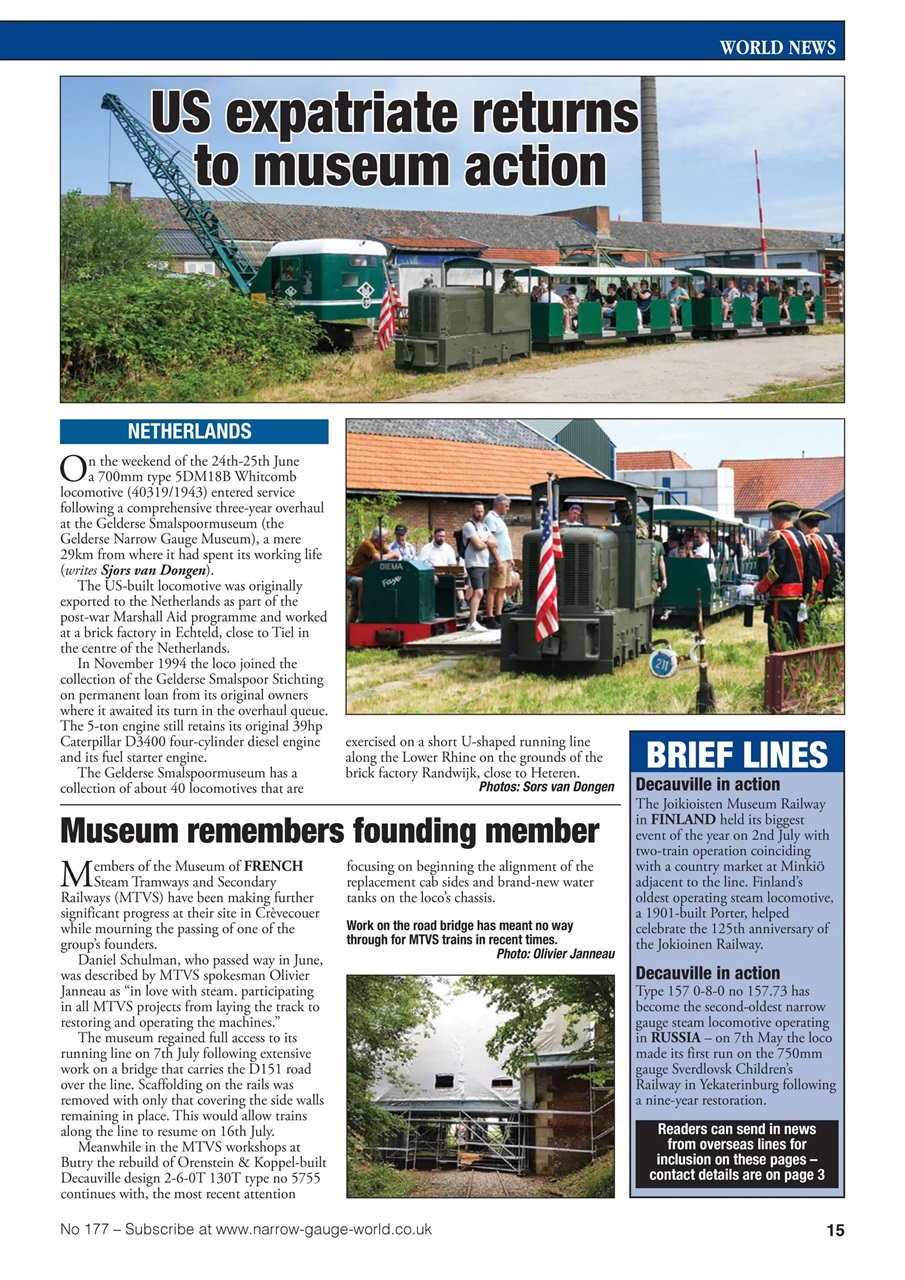 Narrow Gauge World Preview Pages