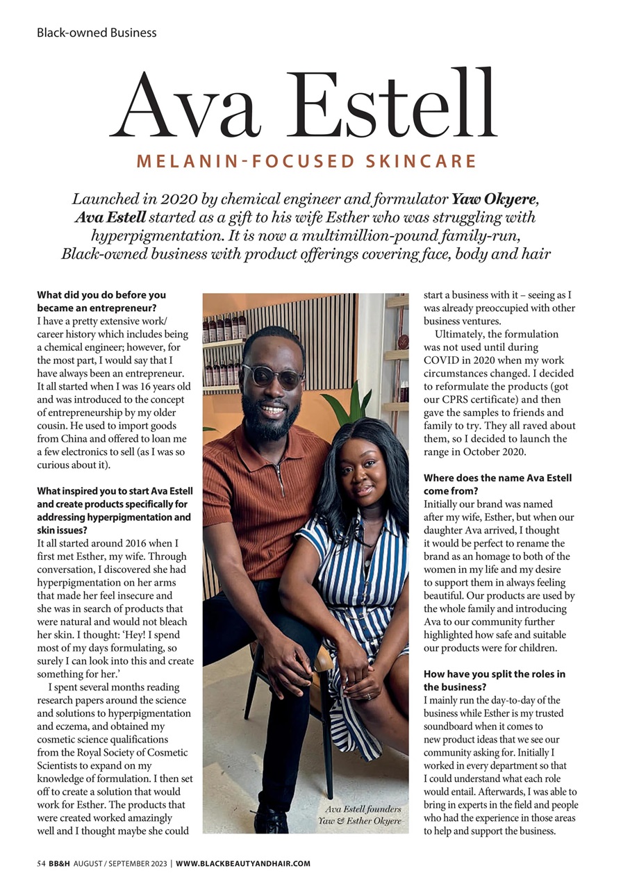 Black Beauty & Hair – the UK's No. 1 Black magazine Preview Pages