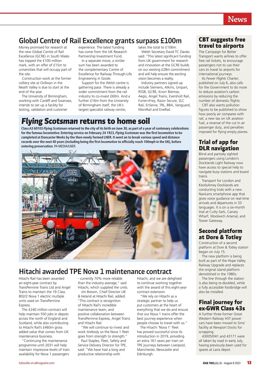 Rail Preview Pages