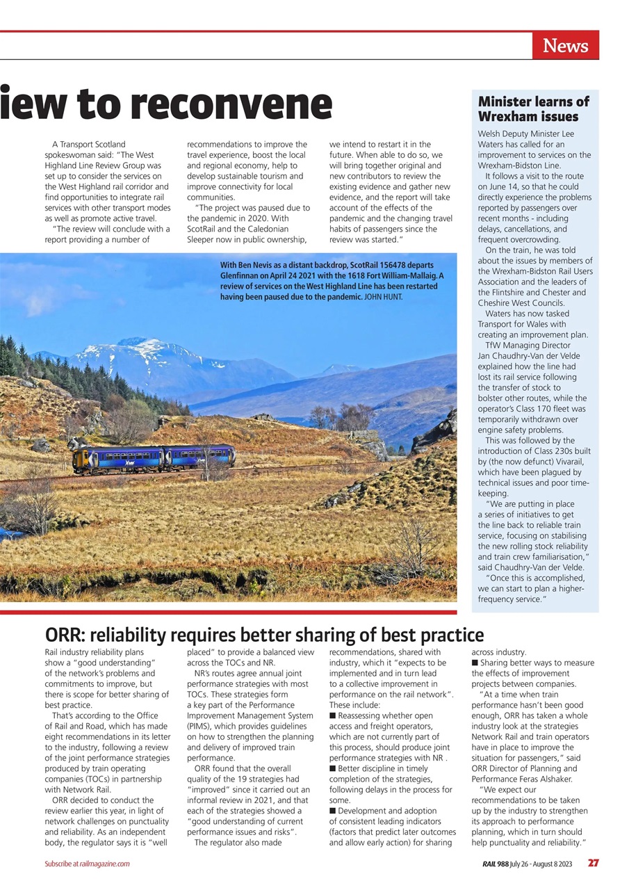 Rail Preview Pages