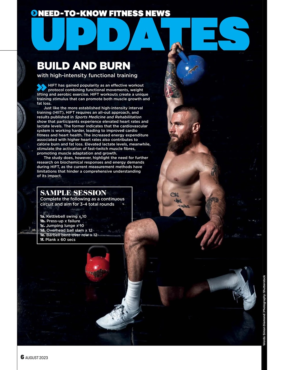 Men's Fitness Preview Pages