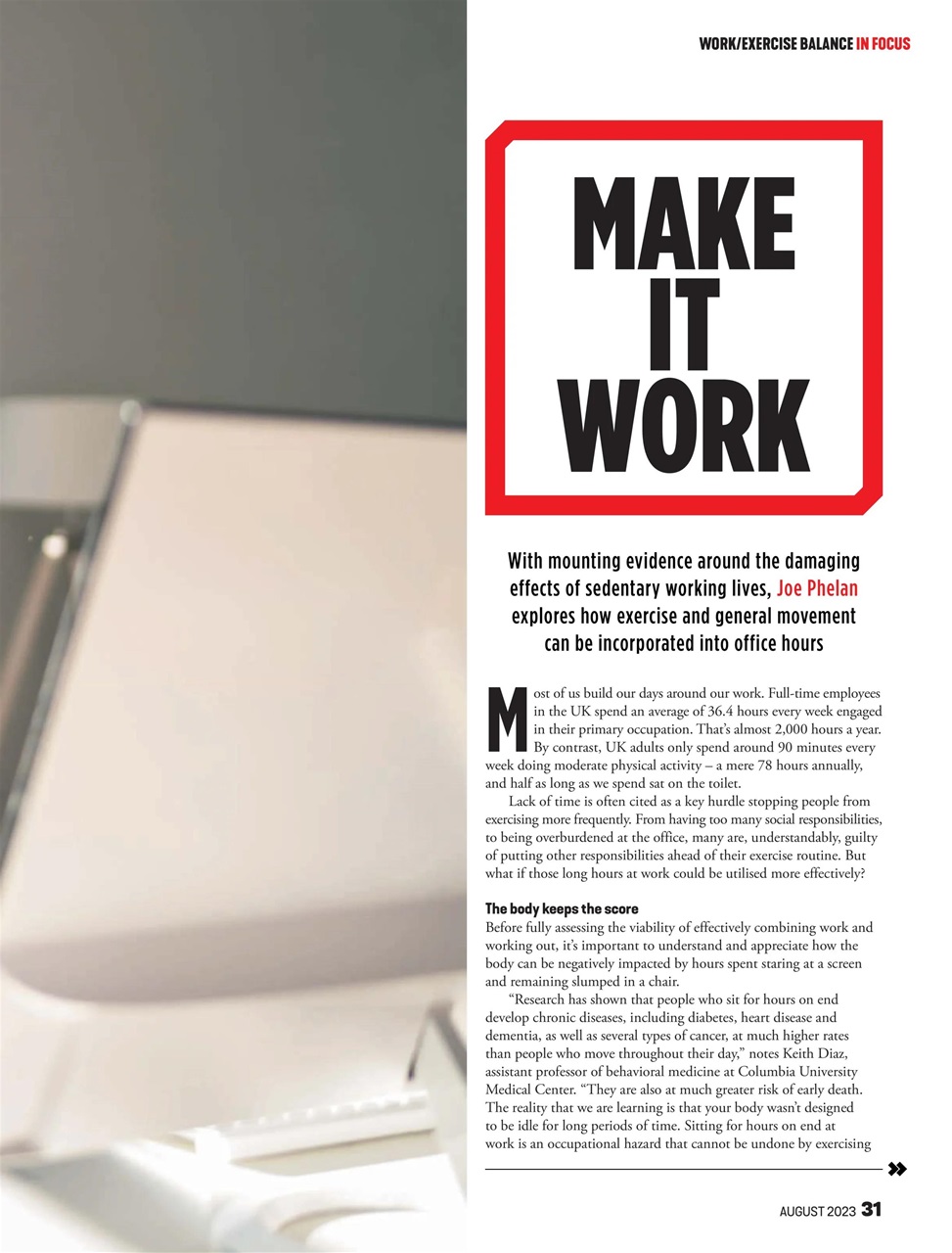 Men's Fitness Preview Pages