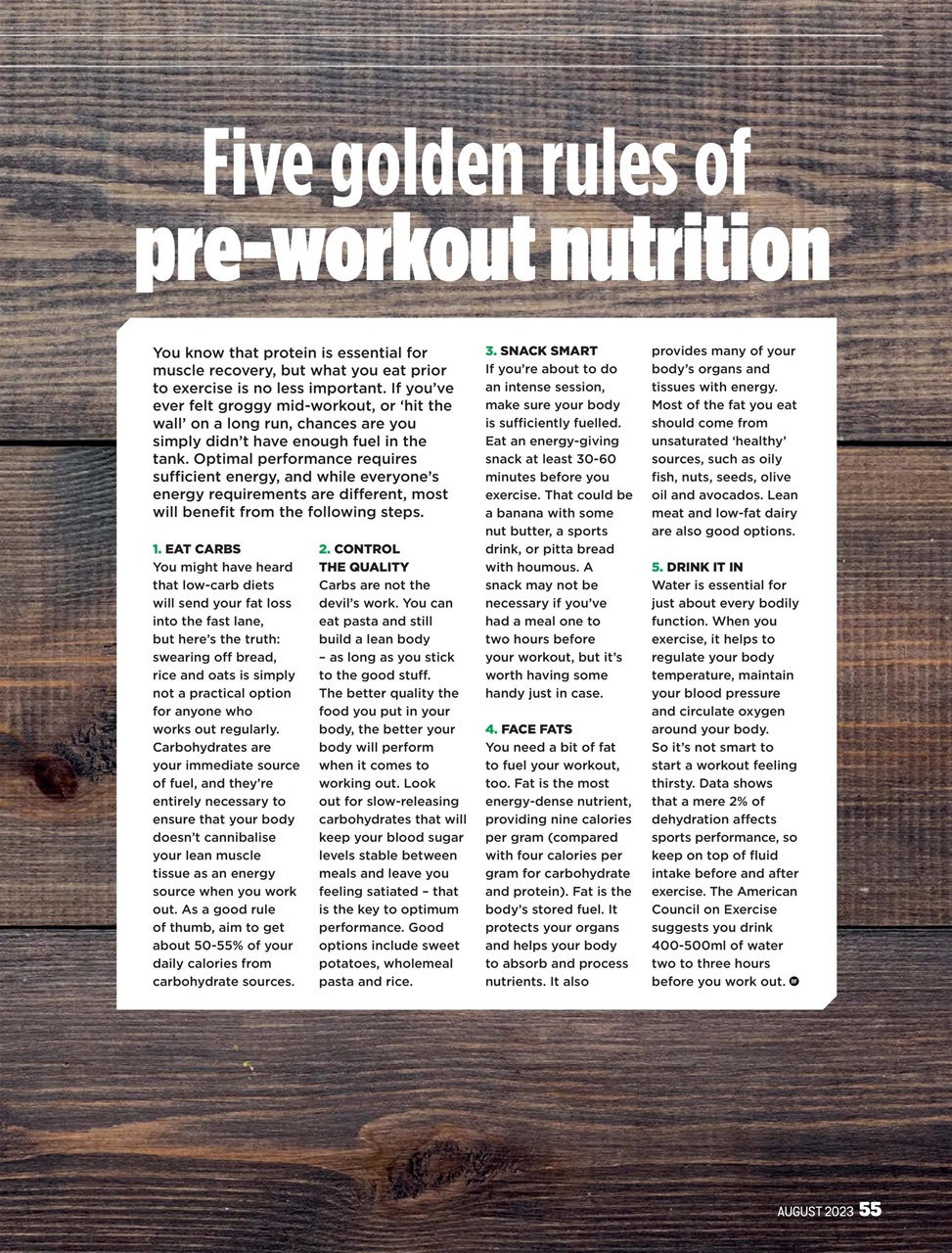 Men's Fitness Preview Pages