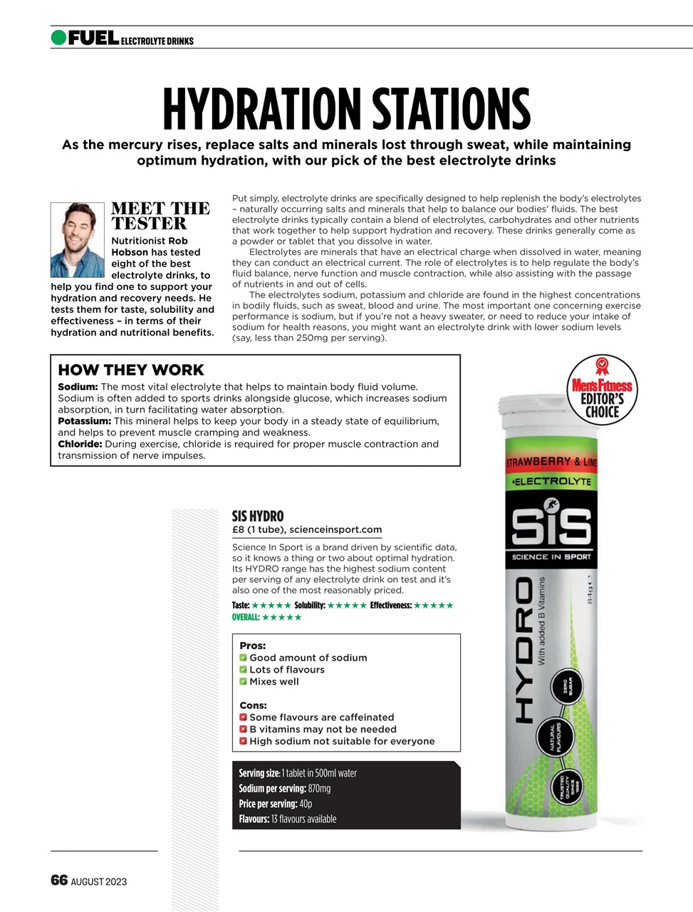 Men's Fitness Preview Pages