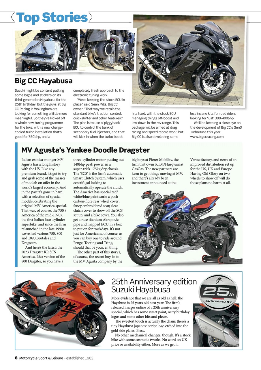 Motorcycle Sport & Leisure Preview Pages