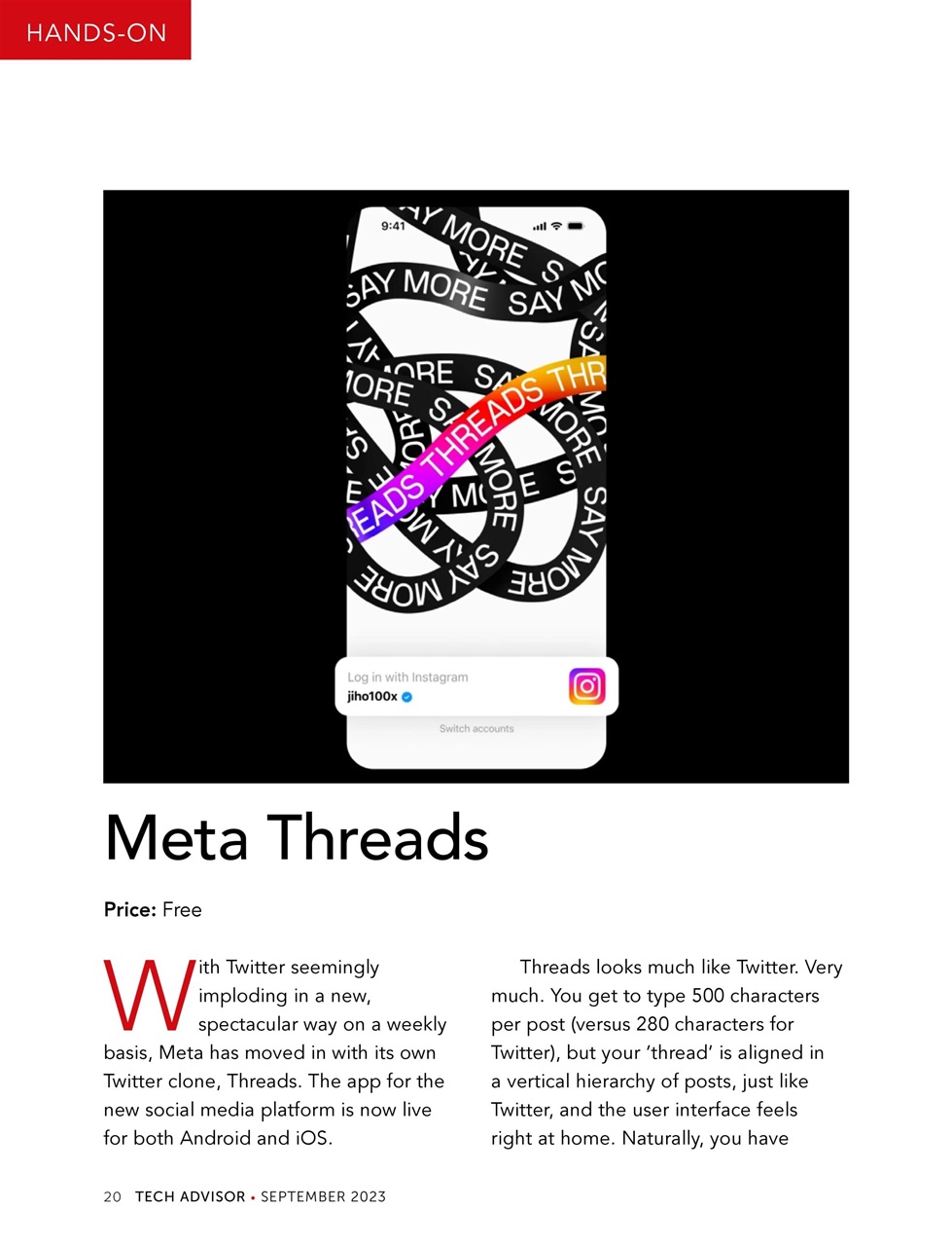 Tech Advisor Preview Pages