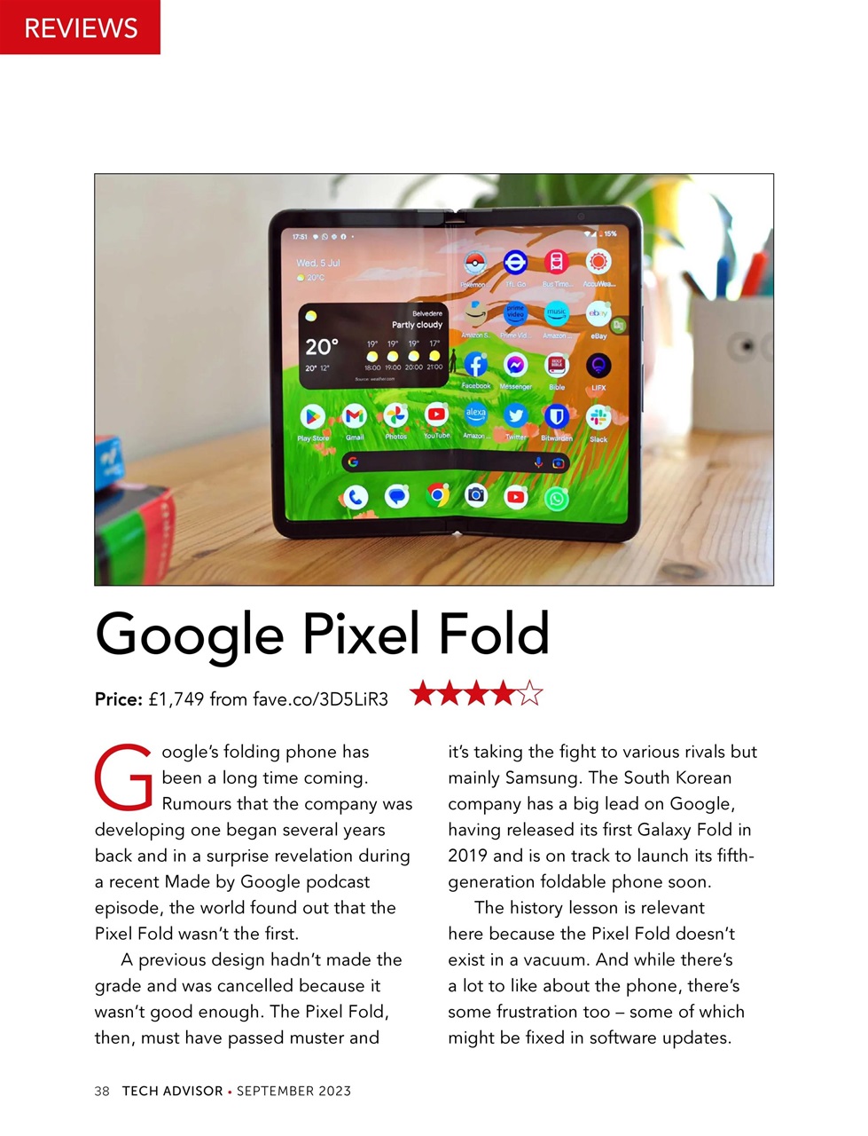 Tech Advisor Preview Pages