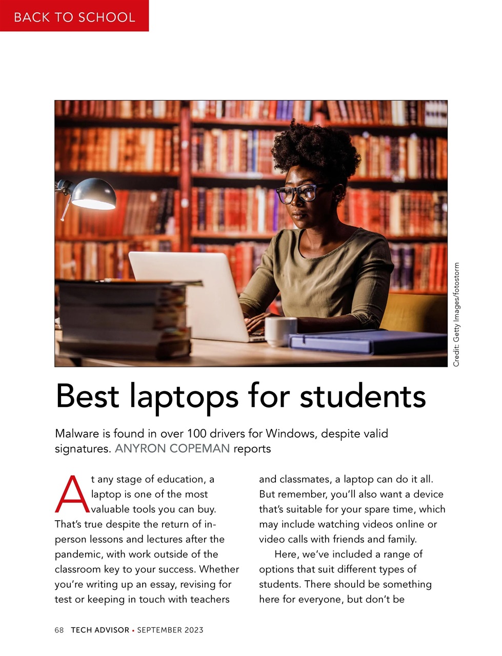 Tech Advisor Preview Pages