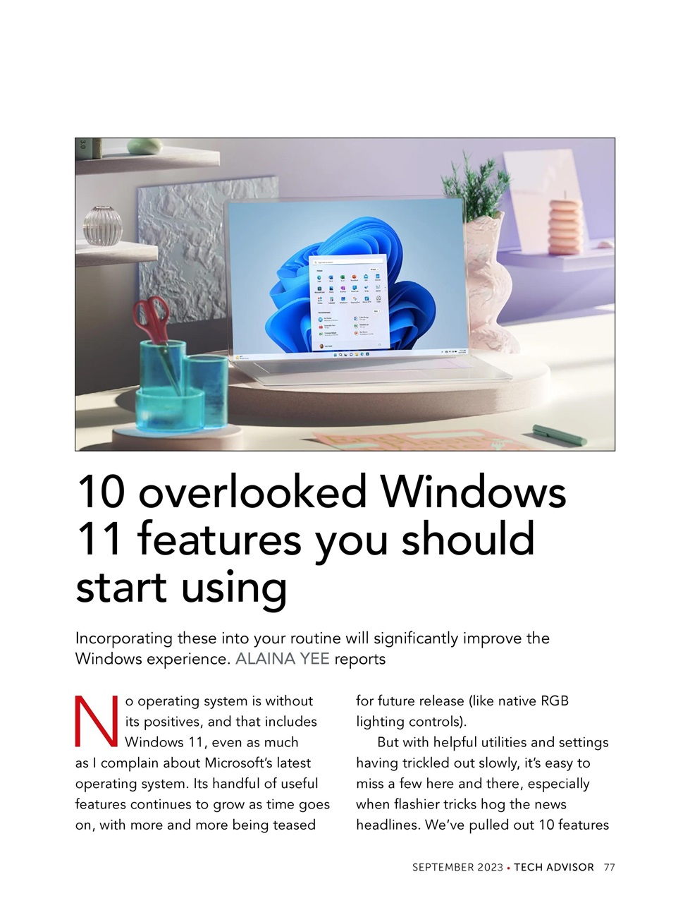Tech Advisor Preview Pages