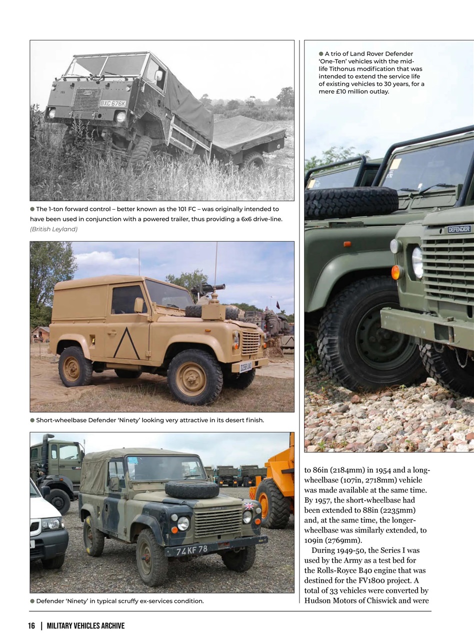 Military Vehicles Archive Preview Pages