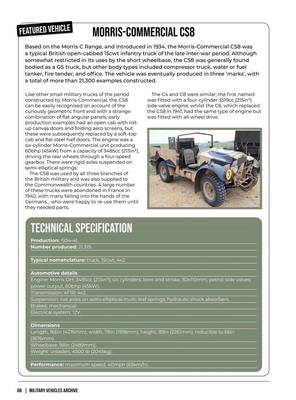 Military Vehicles Archive Preview Pages