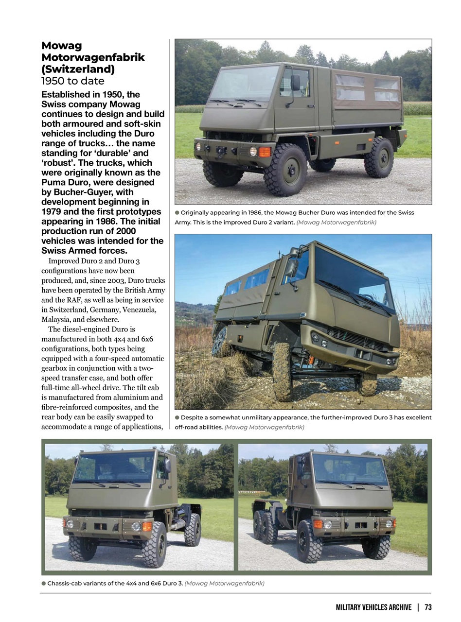Military Vehicles Archive Preview Pages