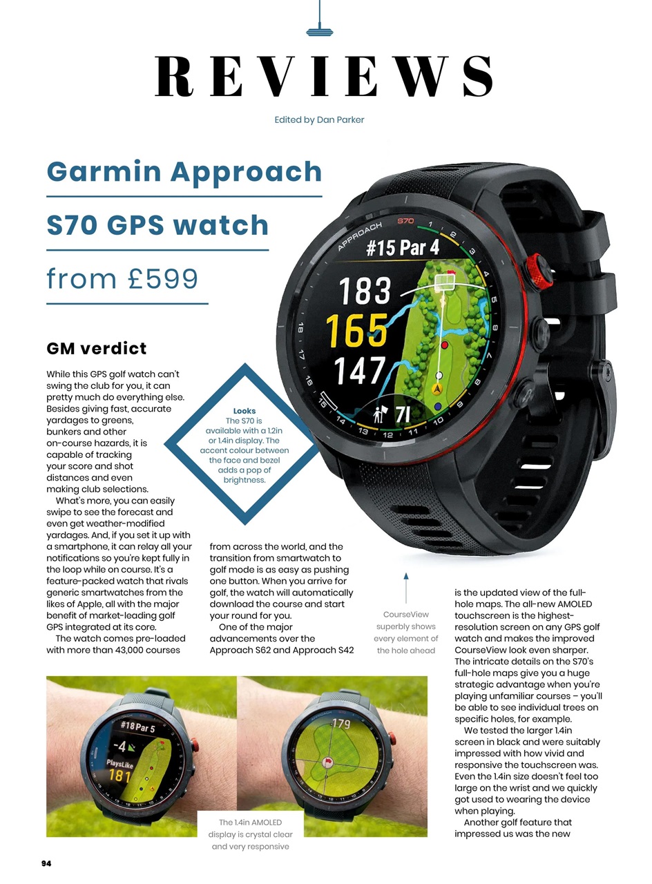 Golf Monthly Preview Pages