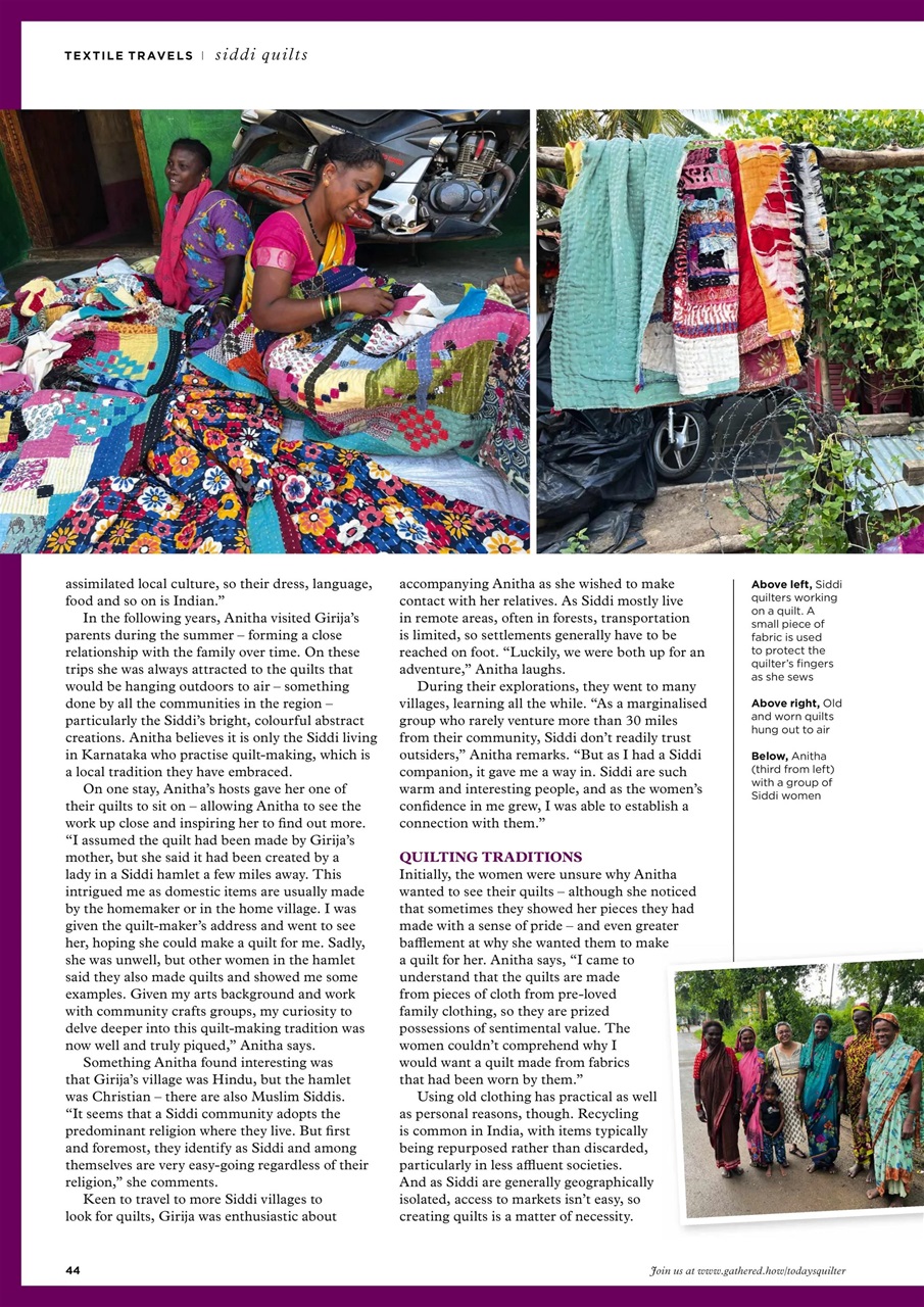 Today’s Quilter Preview Pages