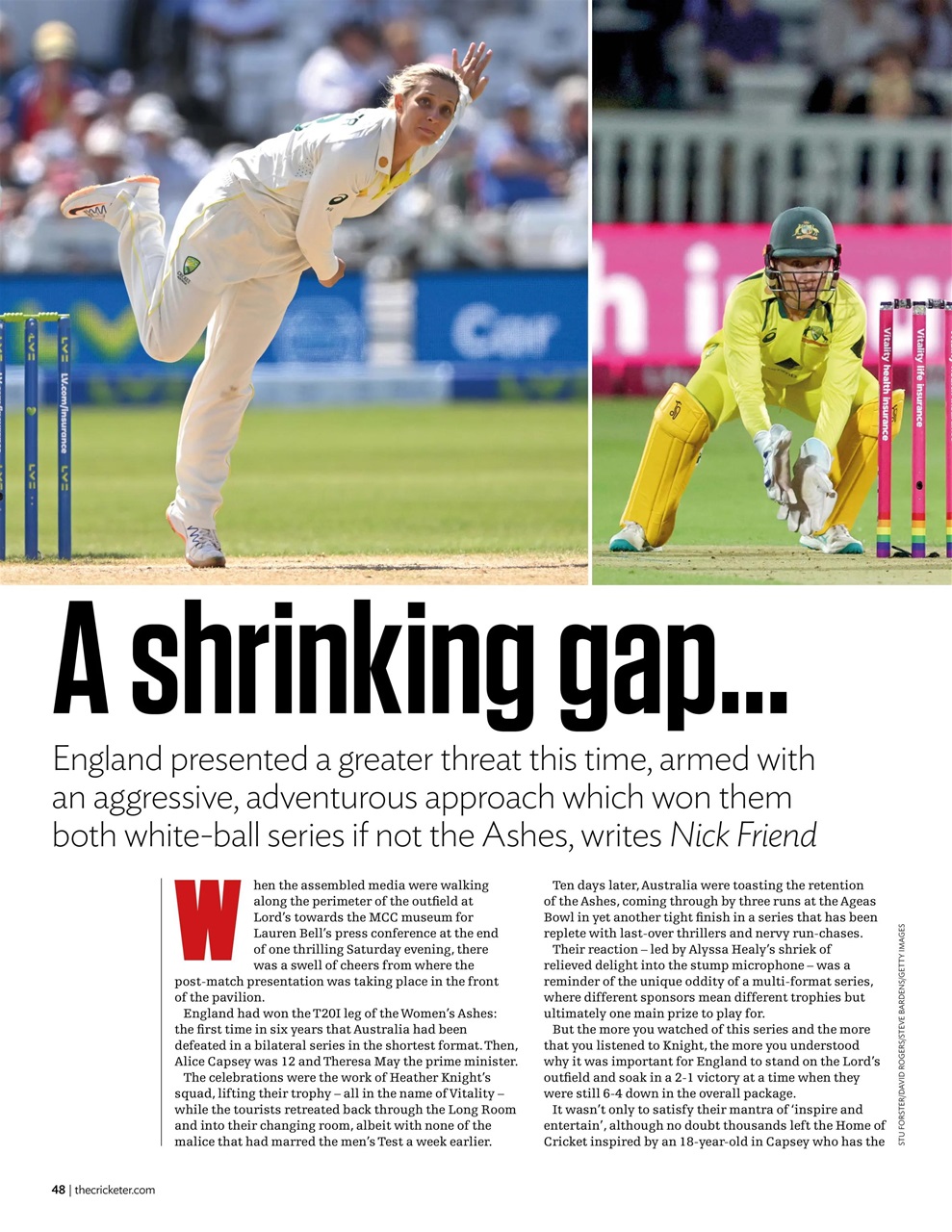 The Cricketer Magazine Preview Pages
