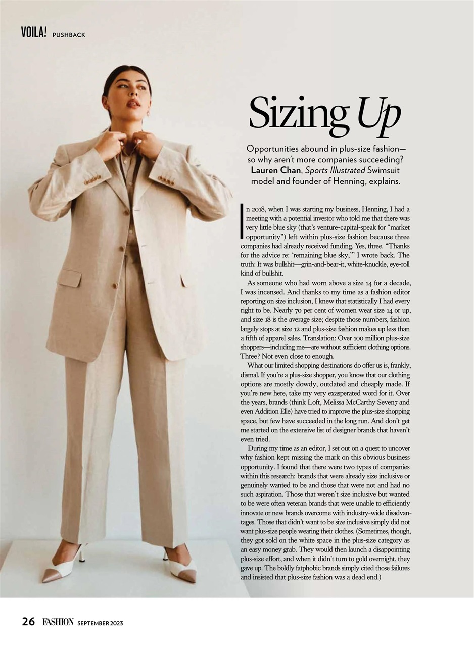 Fashion Magazine Preview Pages