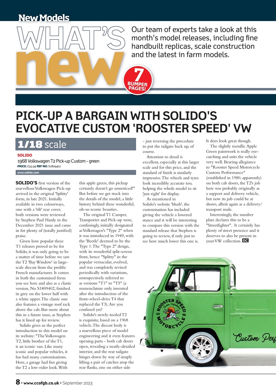 Diecast Collector Preview Pages