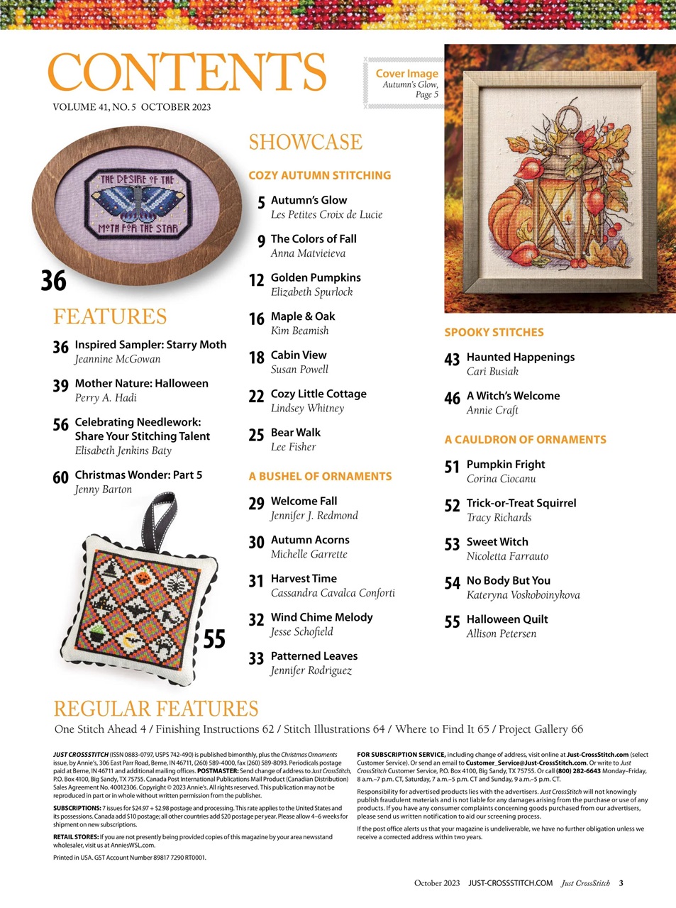 Just CrossStitch Preview Pages