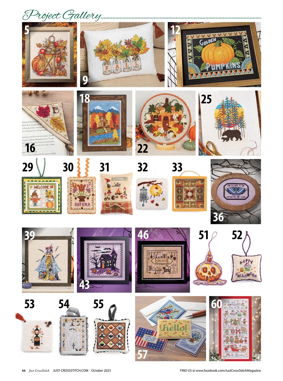 Just CrossStitch Preview Pages