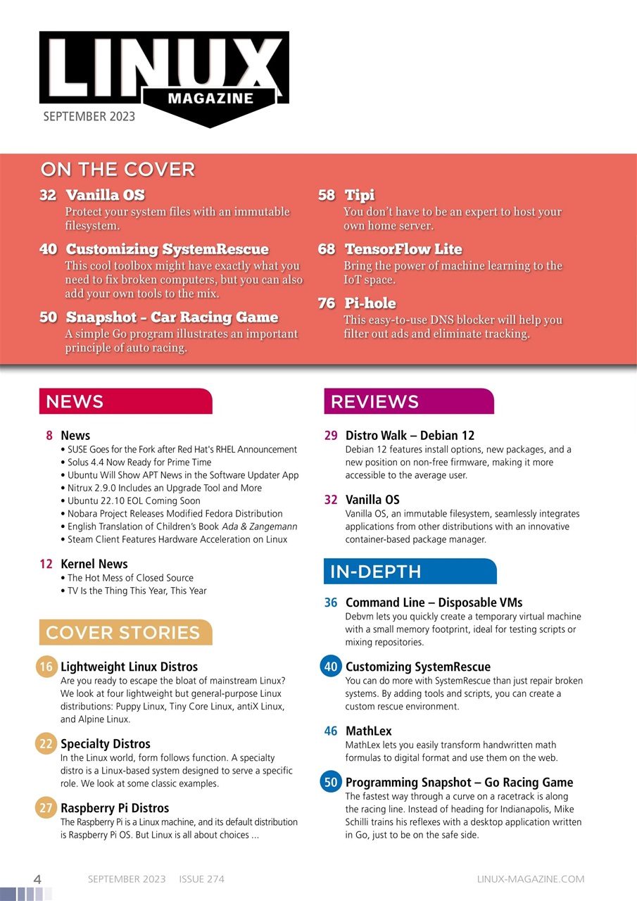 Linux Magazine Preview Pages