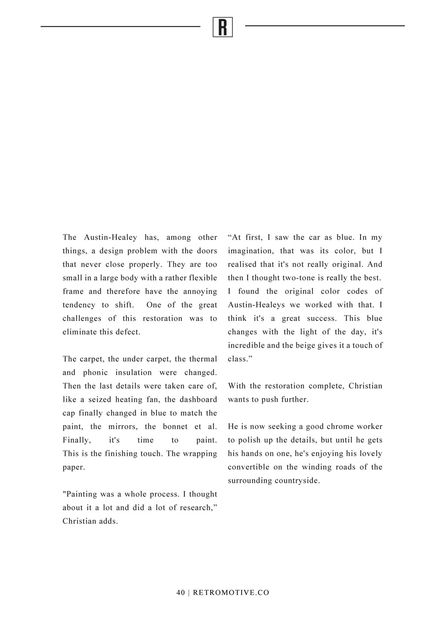 Retromotive Preview Pages