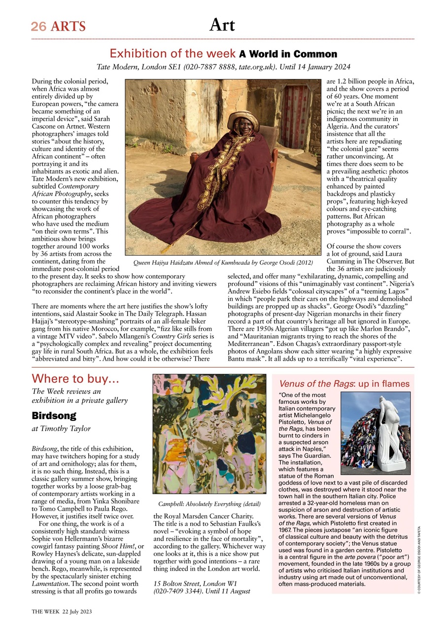 The Week Preview Pages